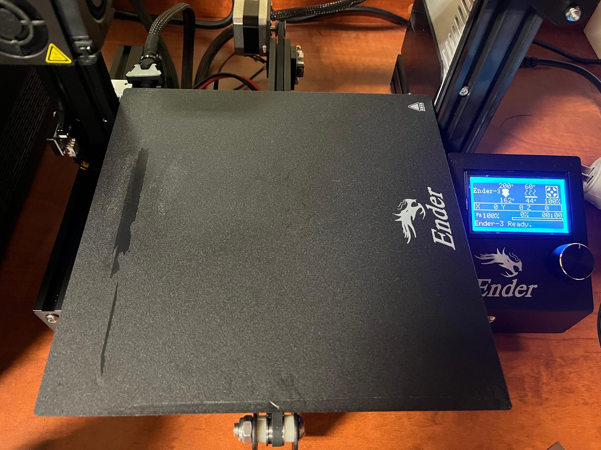 Removed extra overhang on magnetic print bed to fit properly.