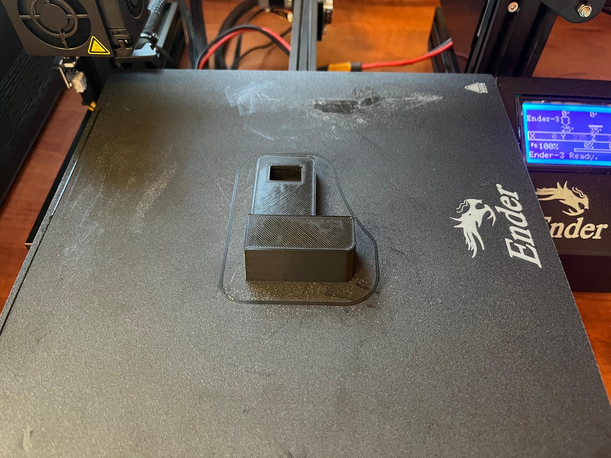 Finished print for no dock laptop insert.
